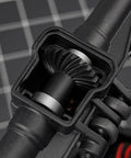 Close-up of Overdrive Helical Differential Gear Set For Traxxas TRX4M 1 To 18 RC Crawler showing installed helical diff gears.