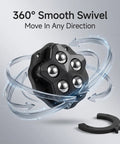 Heavy Duty Peel And Stick Furniture Casters With 360 Swivel Rollers, featuring black wheels for easy multi-directional movement.