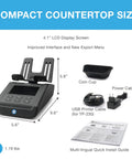 Money Counting Scale For Cash Registers Multi Currency Counts Coins And Bills In One Minute With Non Cash Items
