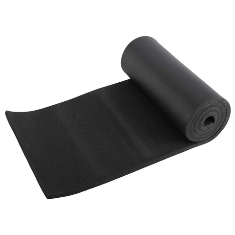 Top Tier Closed Cell Foam Roll Half Inch Thick By 13 Inch Wide By 60 Feet Long, black foam mat for sound deadening and insulation.