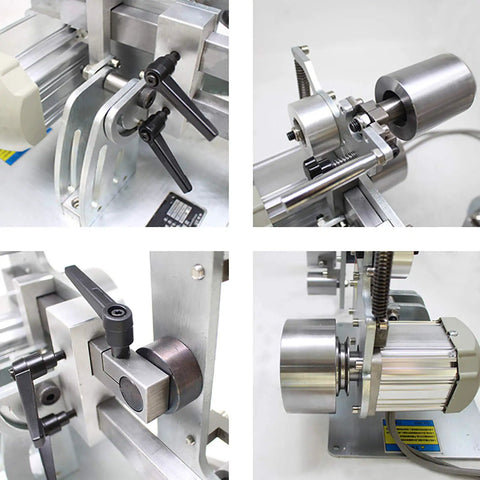 Top Shelf 915X50Mm Belt Sander With Brushless Motor Built Tough For Knife Sharpening Polishing And Grinding Equipped With Fixed Angle Open V Clip details showing components and mount options.