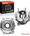 Two Rear Wheel Bearing And Hub Assembly For Ford Escape 2013 2019 And Lincoln MKC 2015 2019 AWD Only With 5 Lug Heavy Duty Set Direct Fit Replacement Keeps Your Ride Smooth And Solid On SUVs, close-up view