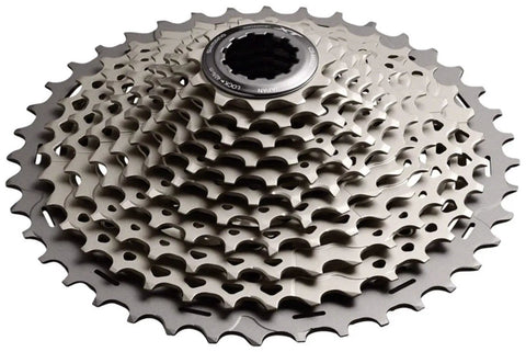 11 Speed Gravel Cassette Sprocket 11 To 40T Range For Deore XT MTB Drivetrain, aluminum-steel build, top view of gears