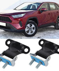 Rock Solid Tailgate Hinge Replacement Pair High Strength Steel Direct Fit OEM Specs Complete Left And Right Kit Trunk Back Door view with SUV