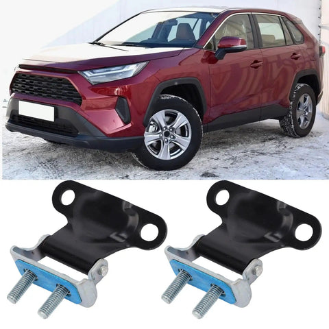 Rock Solid Tailgate Hinge Replacement Pair High Strength Steel Direct Fit OEM Specs Complete Left And Right Kit Trunk Back Door view with SUV