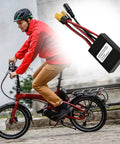 Dual Battery Parallel Module For E Bikes With 20V To 72V Input And Output, 40A Max, XT60H M Plug, Aluminum Alloy Housing with commuter