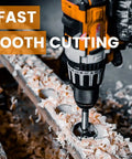 Hex Shank Forstner Bit Set 16 Piece Wood Drill Bit Kit With Multi Sided Shanks drilling wood for smooth fast cutting