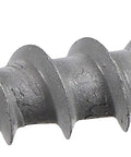 Pro Level Kickass Exterior Deck Screws Fifty Count Ten By Two And A Half Inch Phillips Fasteners With Gray Ceramic Finish close-up of screw