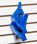 Blue Car Hose Guides Two Pack With Patented Roller System And Active Locking Grips displayed on grid background