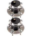 Front Wheel Hub And Bearing Assembly With ABS For Mitsubishi Lancer 2008 To 2015 5 Lug Replacement That Reduces Noise And Vibration Durable Shielded ABS Design Long Lasting Performance, two units