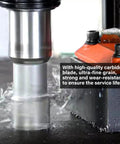 Kickass Hss Annular Cutter Set Weldon Shank Magnetic Drill Press Core Drill Bits cutting through metal with coolant spray.