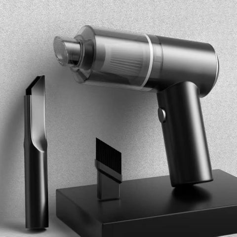 2 In 1 Keyboard And Car Vacuum Cleaner Wireless Handheld With Brushless 120W Motor Beast Suction And Blower Portable Black