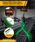 Heavy Duty Log Lifting Tongs With 4 Claws, 32 Inch Timber Grapple Hook for Dragging and Lifting Logs, 8 mm Carbon Steel