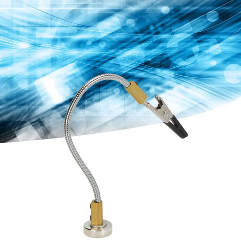 Adjustable Helping Hands Soldering Tool With Strong Magnetic Base And Bendable Bracket For Electronics Repair And Assembly