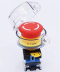 30mm Plastic Round Push Button Switch Cover Guard Clear Emergency Stop Lockout Shield Keeps Buttons From Accidental Activation