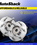 Front And Rear Wheel Hub Bearing Assemblies Without ABS Replacement For 2012 To 2014 Dodge Charger Chrysler 300 And Challenger Four Piece Set With Premium Materials And Precision Fit And Quiet Operation