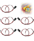 Five Pair Infrared Break Beam Sensor System With Transmitter And Receiver Photoelectric Switch Kit LED Status Indicators Awesome For DIY Projects Makers Robotics And Home Automation, five sensor pairs with wires
