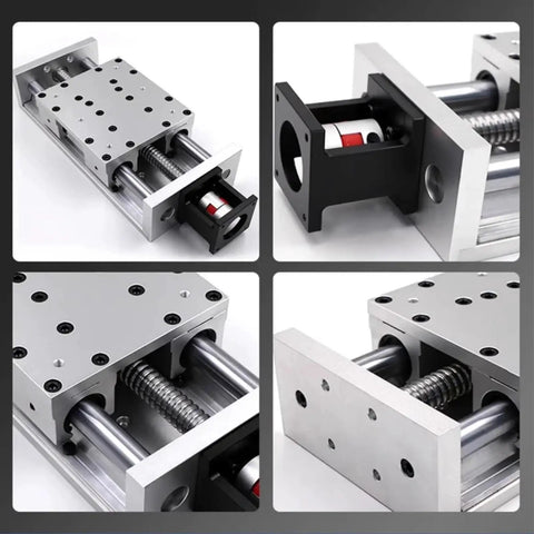 Top Tier Xyz Axis Slide Table Linear Actuator Featuring A Heavy Duty Ball Screw Mechanism handling 100kg load detail images.