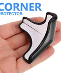 Silicone Corner Guards 4 Pack For Furniture And Tables, Easy To Install Edge Bumpers held in hand