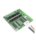 Heavy Hitter 2 Pack 14.8V 4S 30A Bms Protection Board For 18650 Li Ion Batteries close-up view on green PCB circuit.