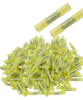Heat Shrink Butt Connectors Kit, 200 Pieces 12-10 AWG Yellow Waterproof Wire Connectors for automotive and marine use