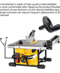 Replacement Hand Wheel Assembly For DW745 DWE7480 DCS7485T1 DCS7485B Table Saws 5140117-77 Rugged ABS Build with saw diagram