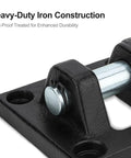 Foot Flange Mount Bracket For 63mm Bore SC Series Pneumatic Cylinders Double Ear Type With 4 Mounting Screws Heavy Duty Iron Construction