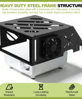 Heavy Duty Floor Mounted Golf Simulator Projector Enclosure With Cooling Fan And Artificial Turf Ground Level Protection