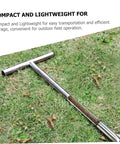 Stainless Steel Soil Probe With T Handle Easy Core Sampler for Lawn And Garden Testing Grains on grass