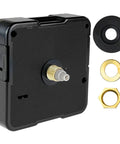 Quartz Clock Movement Kit Replacement Battery Operated Silent Mechanism For DIY Wall Clocks No Brainer Install 13.5mm Shaft