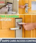 Dual Side Card Reader Cleaning Cards For CR80 Terminals showing error before and success after cleaning with POS device