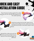 Installation guide for Universal Automatic Transmission Shift Cable Bushing Repair Kit Replacement Shifter Bushing with step-by-step images.