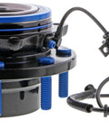 Heavy Duty Front Wheel Bearing And Hub Assembly For 2005 2010 Ford F 250 F 350 Super Duty 4WD DRW with blue detail.