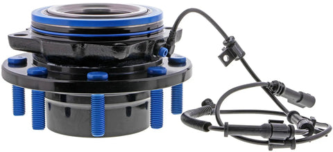 Heavy Duty Front Wheel Bearing And Hub Assembly For 2005 2010 Ford F 250 F 350 Super Duty 4WD DRW with blue detail.