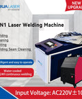 Laser Welding Machine 1500W 4 In 1 Handheld Fiber Welder And Cutter For Metal Rust Removal 0.2 To 5 Mm Continuous Operation