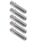 Upgrade Your Ride With 20 Heavy Duty Cold Forged Wheel Stud Conversion Kit Featuring 58mm Total Length And 41mm Shank Zinc Coated Steel For Faster Wheel Swaps On Cars Trucks And SUVs, chrome wheel studs