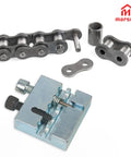 35 Chain Breaker Tool For Quick Pin Removal And Pressing, Pro Grade CNC Steel Construction, One Quarter Inch Wrench Compatible, Precision Racing Grooves