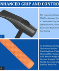 Close-up of Bead Breaker Tire Tool For Easy Removal And Seating, Heavy Duty Tire Hammer grip and handle detail, ergonomic design.