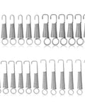 24 Piece Vise Grip Spring Clamp Replacement Springs Set For Pliers In 30mm, 40mm, 50mm, And 55mm Sizes, Carbon Steel Construction