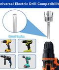 1/2 3/4 1 Inch Pvc Pipe Threader Kit Two Piece Plastic Pipe Threading Tool With Electric Drill Compatible alloy steel construction with drill compatibility