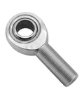 Rugged 7/8 Inch Bore Spherical Rod End With 7/8-14 Right Hand Thread And Teflon Liner, Chromoly Heim Joint, Male JMX14T-770 RH, Precision Machined Rod End Built For High Load, 4.38 Inch Overall Length, 2.00 Inch Thread Length, angled view