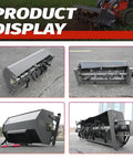 Bi Directional Tiller Attachment For Skid Steer Loaders And Mini Skid Steers A Backyard Boss Soil Cultivator For Farm Garden Use