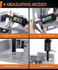 Digital Caliper 6 Inch With Large LCD Screen Auto Off Inch Millimeter Conversion Stainless Steel Vernier Caliper in 4 modes