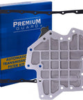 Transmission Filter Kit With Pan Gasket For Infiniti G37 3.7L FX50 5.0L Q50 3.0L 3.7L Q60 3.0L QX56 M56 5.6L Complete Service Solution Easy Install No-Fuss Hassle-Free Replacement Pan Gasket Holes Align Perfectly, filter and gasket kit