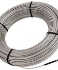 Coiled Electric Floor Heating Cable Kit With Temperature Sensors For Interior Tile Floors 120V 35.3 Ft Twisted Pair Cables