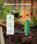 Gen2 Smart Soil Moisture Sensor With Capacitive Sensing for Garden Plants displayed in soil, Zigbee Hub Required