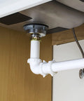 Straight Extension Trap Adapter For 1-1/2 In Or 1-1/4 Inlets And Outlets White Polypropylene Slip Joint Connection plumbing installation