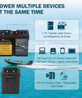 Kickass Smart Trolling Motor Battery Box Power Center Featuring Dual 50A Anderson Connectors And Quick Charge USB Ports for multiple devices.