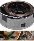 Top Shelf Drill Press Quill Return Spring Replacement Coil Assembly One Set Hickory Tough Steel Build shown from side with detail.