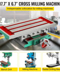 Heavy Duty Milling Working Table For Milling And Drilling Machines Cross Table With 23 By 13 Inch Footprint 2 Axis 4 Way Move